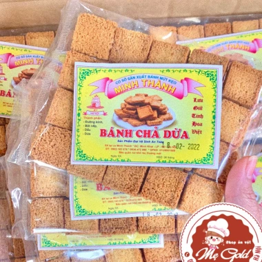 Thùng 80 gói Bánh chả dừa Minh Thành - Giá sỉ 380k, ăn vặt thơm ngon, khuyến mãi 2