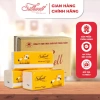 Thùng 9 giấy ăn rút Silkwell 200 tờ 3 lớp Mềm mịn, không tẩy trắng - 117.000 VND