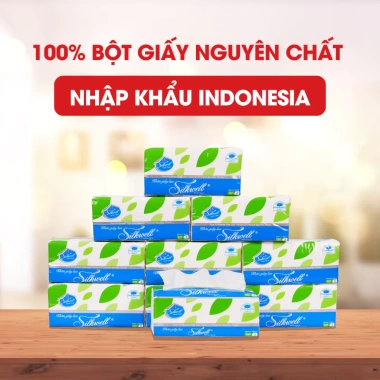 Thùng 9 gói giấy ăn rút lụa Silkwell khổ to 250 tờ 2 lớp mềm mịn không bụi – Giá ưu đãi 139.500₫ 4
