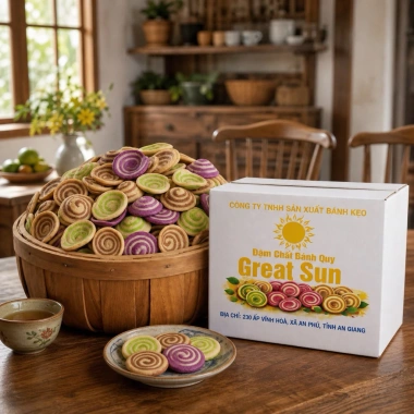 Thùng bánh tai heo vị mặn 5kg - Great Sun, giảm giá 306.270₫, chất lượng cao