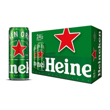Thùng Bia Heineken 24 lon 330ml - Giá ưu đãi 660k, giao nhanh Hà Nội