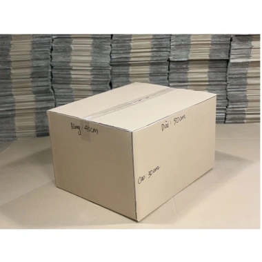 Thùng carton cỡ lớn chuyển nhà 8.000đ - Hộp đựng quần áo tiện lợi, chịu tải cao 4