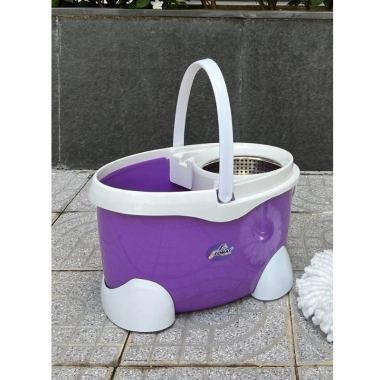 Thùng chổi lau nhà 360 độ Tomas - Xô cây lau nhà thay thế, tiện lợi, giá 170.000đ