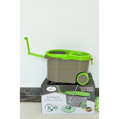 Thùng chổi lau nhà 360 độ Tomas - Xô cây lau nhà thay thế, tiện lợi, giá 170.000đ