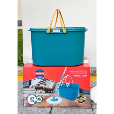 Thùng chổi lau nhà 360 độ Tomas - Xô cây lau nhà thay thế, tiện lợi, giá 170.000đ 8 Thùng chổi lau nhà 360 độ Tomas - Xô cây lau nhà thay thế, tiện lợi, giá 170.000đ 8
