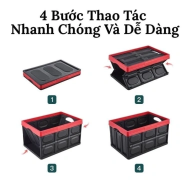 Thùng chứa đa năng gấp gọn 40L/55L cho cốp ô tô, tiện lợi, giá chỉ 240.000₫ 4 Thùng chứa đa năng gấp gọn 40L/55L cho cốp ô tô, tiện lợi, giá chỉ 240.000₫ 4