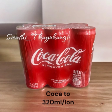 Thùng Coca-Cola Vị Nguyên Bản 24 lon 235ml - Bọc Chống Sốc Giá Ưu Đãi 209.000 VND 2