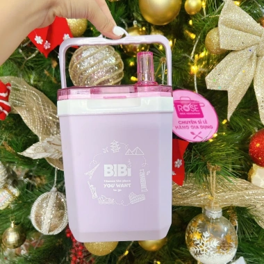 Thùng đá 1.2L giữ nhiệt - Đựng trà sữa, cà phê, nước mini, bình đá mini 55.000