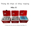 Thùng đá đỏ 60L không kèm phụ kiện – Giá chỉ 630.000đ, giảm mạnh, không khung khay 3