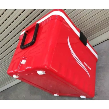 Thùng đá giữ nhiệt 60L 4 bánh xe, lỗ thoát nước – Di chuyển dễ dàng, giá 500k