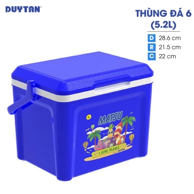 Thùng đá nhựa DUY TÂN Matsu 6 lít - Siêu nhẹ, bền, giá chỉ 200.000đ