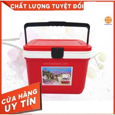 Thùng đá vuông 13-16 Lít Việt Nhật - 3 lớp cao cấp, giữ nhiệt 6h, giá ưu đãi 119k 2