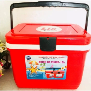 Thùng đá vuông 13-16 Lít Việt Nhật - 3 lớp cao cấp, giữ nhiệt 6h, giá ưu đãi 119k 9