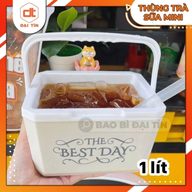 Thùng Đá Vuông Mini 1.000ml/1.500ml Màu Pastel - Xinh Xắn, Nhỏ Gọn, Hottrend, Giá 45.100 VND