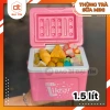 Thùng Đá Vuông Mini 1.000ml/1.500ml Màu Pastel - Xinh Xắn, Nhỏ Gọn, Hottrend, Giá 45.100 VND 5