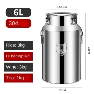 Thùng dầu thép không gỉ 304 dày kín, kết nối rượu vang - Giá ưu đãi 492.800₫ 10