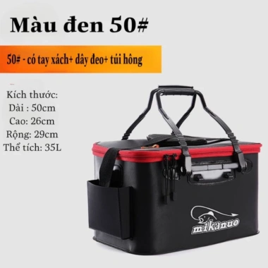 Thùng Đựng Cá Đi Câu Tiện Lợi Gấp Gọn 30-50cm Giá Ưu Đãi 75.000₫ - 97.500₫