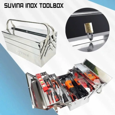 Thùng Đựng Đồ Nghề Inox 304 3 Tầng 5 Ngăn - Chống Han Rỉ, Giá Ưu Đãi 499.000₫ 6 Thùng Đựng Đồ Nghề Inox 304 3 Tầng 5 Ngăn - Chống Han Rỉ, Giá Ưu Đãi 499.000₫ 6