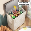 Thùng Đựng Quần Áo Dung Tích Lớn Q430 - Hộp Nhựa Gấp Gọn, Bánh Xe Di Chuyển, Giá 349k 5