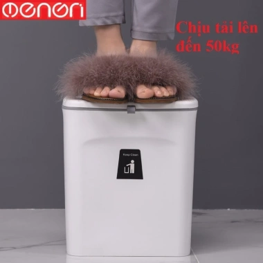 Thùng đựng rác nhựa PP NENON - nắp treo, cánh tủ hoặc dán tường, giảm giá 169k