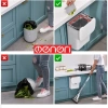 Thùng đựng rác nhựa PP NENON - nắp treo, cánh tủ hoặc dán tường, giảm giá 169k 7