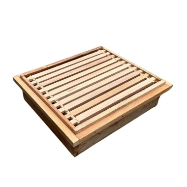 Thùng gỗ kế lửng 10 khung Tagri nuôi ong mật ong Ý 51x42x15cm - Giá ưu đãi 225k