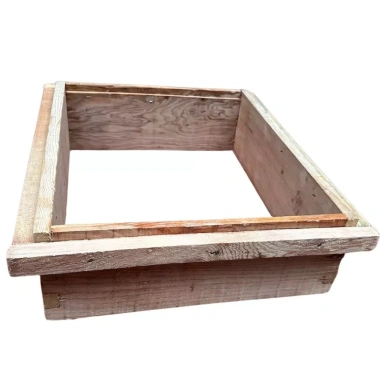 Thùng gỗ kế lửng 10 khung Tagri nuôi ong mật ong Ý 51x42x15cm - Giá ưu đãi 225k