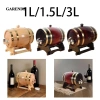 Thùng gỗ lão hóa Garende có giá đỡ, quà tặng cổ điển, spigot - Thùng bia rượu vang, rượu mạnh, giá 328.900₫