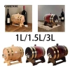 Thùng gỗ lão hóa Garende có giá đỡ, quà tặng cổ điển, spigot - Thùng bia rượu vang, rượu mạnh, giá 328.900₫ 2