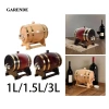 Thùng gỗ lão hóa Garende có giá đỡ, quà tặng cổ điển, spigot - Thùng bia rượu vang, rượu mạnh, giá 328.900₫ 3
