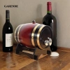 Thùng gỗ lão hóa Garende có giá đỡ, quà tặng cổ điển, spigot - Thùng bia rượu vang, rượu mạnh, giá 328.900₫ 4