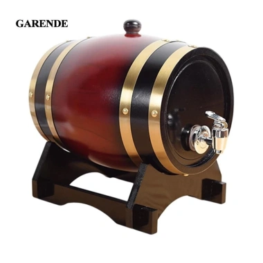 Thùng gỗ lão hóa Garende có giá đỡ, quà tặng cổ điển, spigot - Thùng bia rượu vang, rượu mạnh, giá 328.900₫ 10