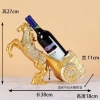 Thùng Gỗ Ngựa Xe Kéo Giá Rượu Vang Đỏ Tủ Rượu Trang Trí Nhà Châu Âu Hiện Đại Livi 10