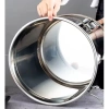 Thùng inox đa năng 12-100L nắp khóa Đựng gạo, nước, bột, hạt, tiết kiệm không gian, giá 380.000 3