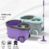 Thùng lau nhà Hokori - Cây lau xoay 360°, bông sợi cao, tay kéo, móc treo - 317.000₫ 7