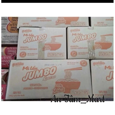 Thùng Mì lẩu Koreno Jumbo 80 gói – Vị Kim Chi & Bò Cay, Giá chỉ 165.620₫