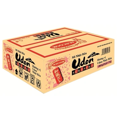 Thùng Mì Udon Suki Suki Hương Vị Nhật Bản 24 Gói Giá Ưu Đãi 285.000 VND 7