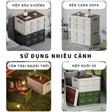 Thùng Nhựa Đựng Đồ Gấp Gọn PANTENE - Hộp Lưu Trữ Tiện Lợi Có Nắp Đậy 7 Thùng Nhựa Đựng Đồ Gấp Gọn PANTENE - Hộp Lưu Trữ Tiện Lợi Có Nắp Đậy 7