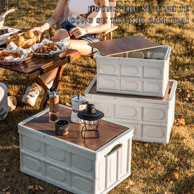 Thùng Nhựa Đựng Đồ Gấp Gọn PANTENE - Hộp Lưu Trữ Tiện Lợi Có Nắp Đậy 8 Thùng Nhựa Đựng Đồ Gấp Gọn PANTENE - Hộp Lưu Trữ Tiện Lợi Có Nắp Đậy 8