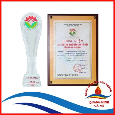 Thùng Nước Mắm Quang Mình 50 - 6 chai 500ml thơm ngon tinh khiết nguyên chất ưu đãi 439k