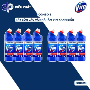 Thùng Nước Tẩy Bồn Cầu Vim Xanh Biển 880ml – Diệt Khuẩn, Làm Sạch Toilet Nhanh, Giá Ưu Đãi 335.000₫