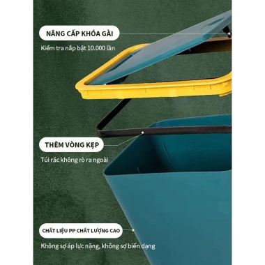 Thùng rác 15L ATINH siêu sốc - Nhấn nút, công nghệ chống bám mùi, chỉ 70.950đ 4 Thùng rác 15L ATINH siêu sốc - Nhấn nút, công nghệ chống bám mùi, chỉ 70.950đ 4
