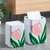 Thùng rác bông hoa Hàn Quốc dễ thương - Thiết kế sang trọng, giảm mùi, chỉ 95.000₫ 2