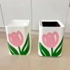 Thùng rác bông hoa Hàn Quốc dễ thương - Thiết kế sang trọng, giảm mùi, chỉ 95.000₫ 9