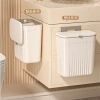 Thùng rác dán tường 12L treo tủ bếp - nắp lật thông minh, tiện dụng cho nhà bếp 9