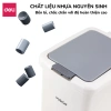 Thùng rác đạp chân Deli 10-15L chữ nhật nắp đậy chống mùi phòng khách & ngủ 6