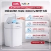Thùng rác đạp chân Deli 10-15L chữ nhật nắp đậy chống mùi phòng khách & ngủ 20