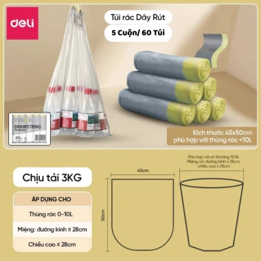 Thùng rác đạp chân Deli 10-15L chữ nhật nắp đậy chống mùi phòng khách & ngủ 25 Thùng rác đạp chân Deli 10-15L chữ nhật nắp đậy chống mùi phòng khách & ngủ 25
