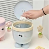 Thùng rác để bàn nhựa mini dễ thương có nắp - Phòng ngủ & Văn phòng, 47.900₫ 4