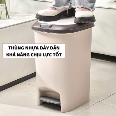 Thùng Rác ENODA HOME TR021 Kích Thước, Nắp Đậy, Đạp Chân Nhấn Nút - Giá 89.000₫ 4 Thùng Rác ENODA HOME TR021 Kích Thước, Nắp Đậy, Đạp Chân Nhấn Nút - Giá 89.000₫ 4